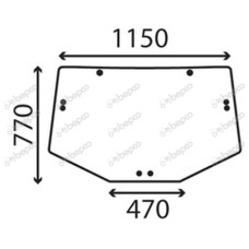STAKLO KABINE ZADNJE,-1